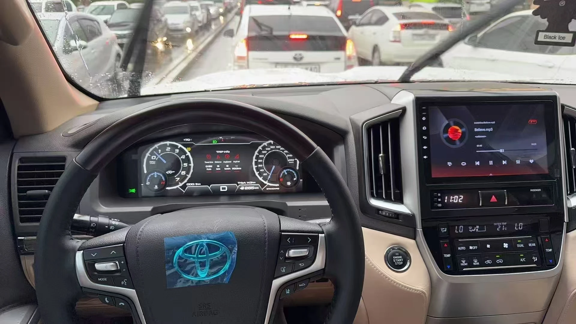 トヨタ ランドクルーザー用Androidシステム搭載車載デジタルスピード