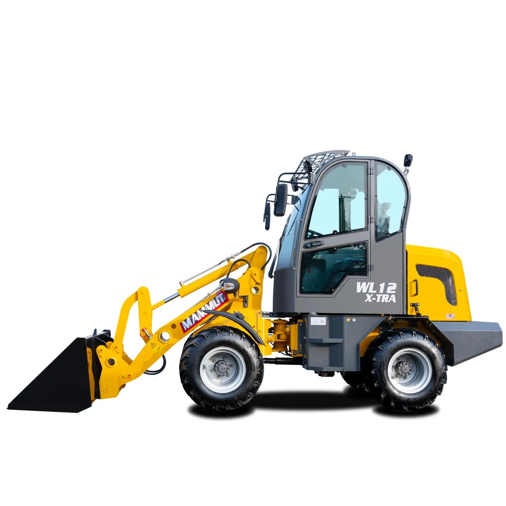 Wheel Loader Manufacturer Mammut WL12 1 Ton Mini Small Front End Articulated Mini Wheel Loader