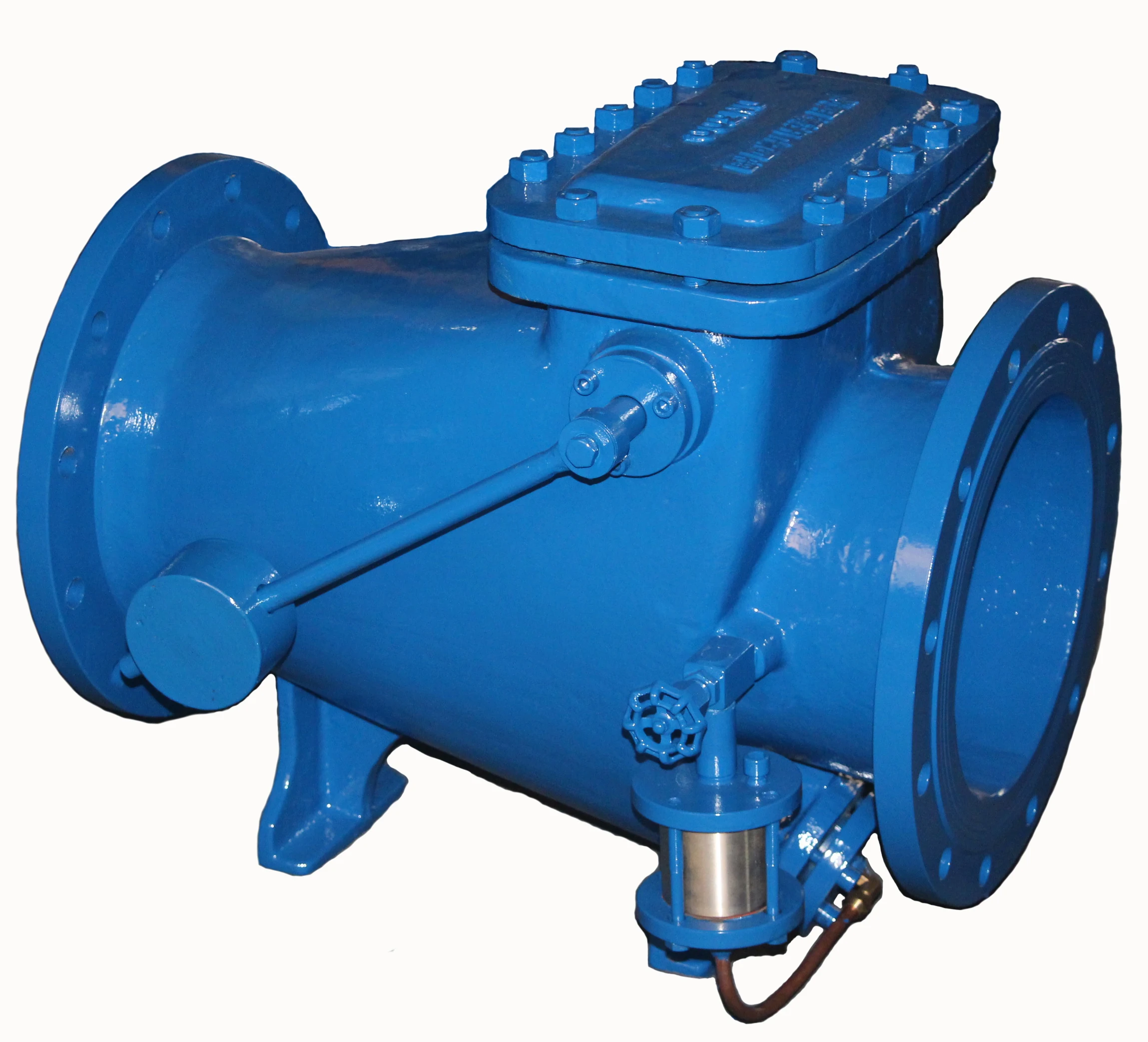 Swing Check Valve with Counterweight & Hydraulic Damper Ductile Iron Carbon Steel Body Size Size DN50-DN1000 PN10/16