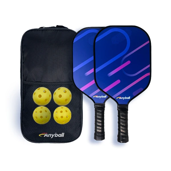 Lightweight Pickleball Paddle Appropriate Design and Size Anyball Carbon Fiber Pickleball Paddle Set