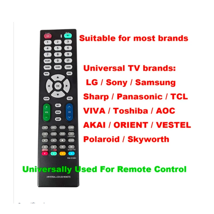Zy51102 Upgrade Version Universal Smart Remote For Lcd/led Plasma Tv Chinese Brand Famous Brand