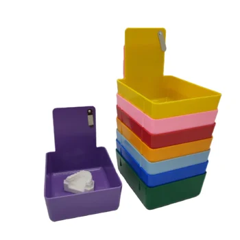 Colorful OEM Dental Lab Work Tray Working Pans Dental Plastic Box for Dental Laboratory
