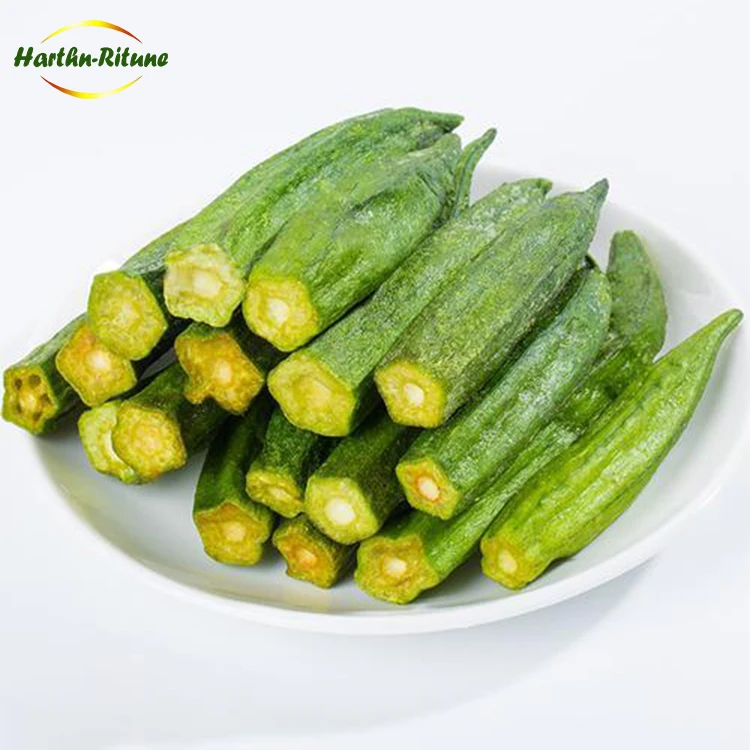 Atacado da China, Lanche Saudável, Quiabo Frito a Vácuo, Batata Vegetal Crocante