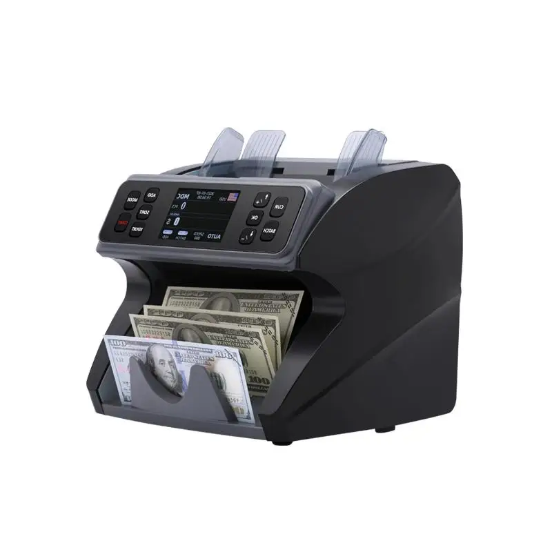 Smart  Infrared  Sensor Currency Counter Automatic Portable Cash Mix Money Counter in Bank