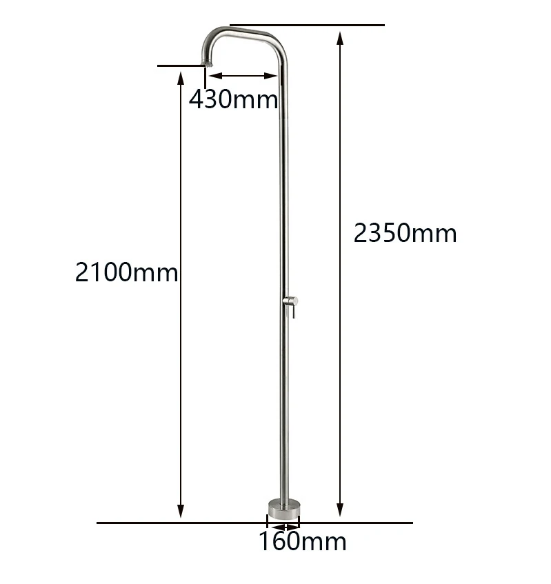 304 Stainless Steel Outdoor Shower Standing Shower Column Faucet Buy Outdoor Shower Shower 4257