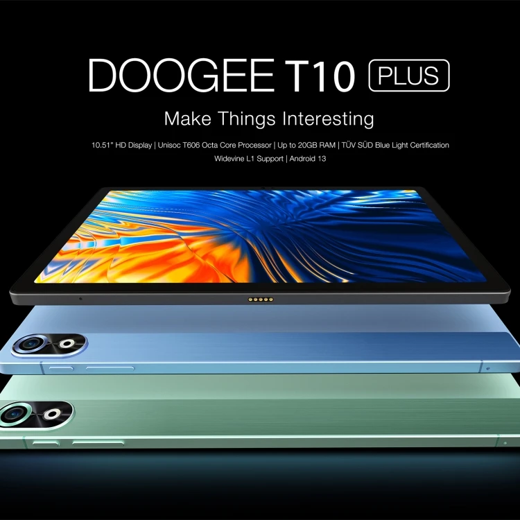 DOOGEE T10 Plus Tablet Inch Android 13 Powerhouse