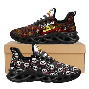 Women's Men's Horror Movie Design Print Cushioning Fashion Trend Sneakers Mesh Running Shoes