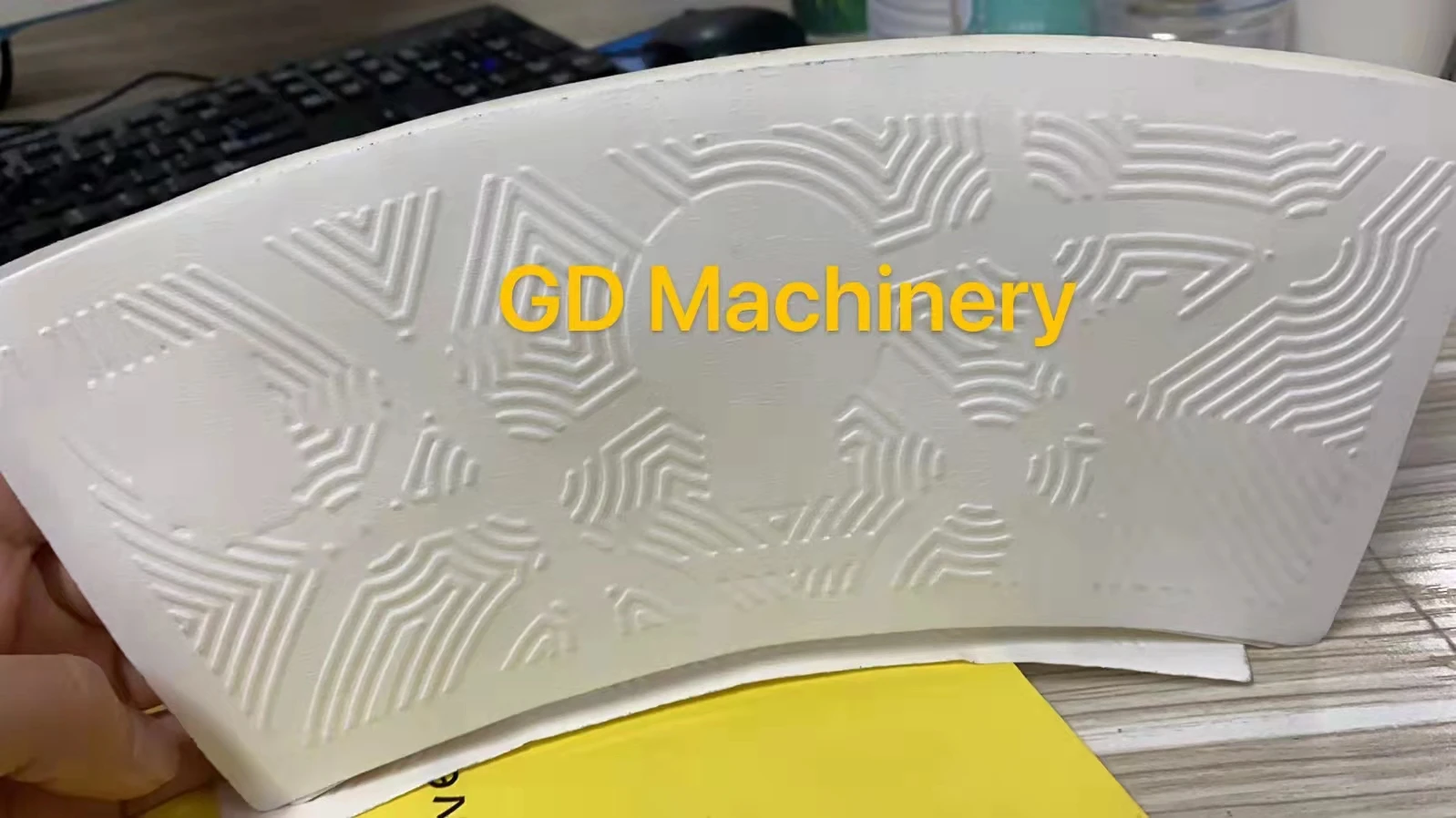 GD-T08 Embossing Machine - Efficient Hot Melt Glue Cup Production