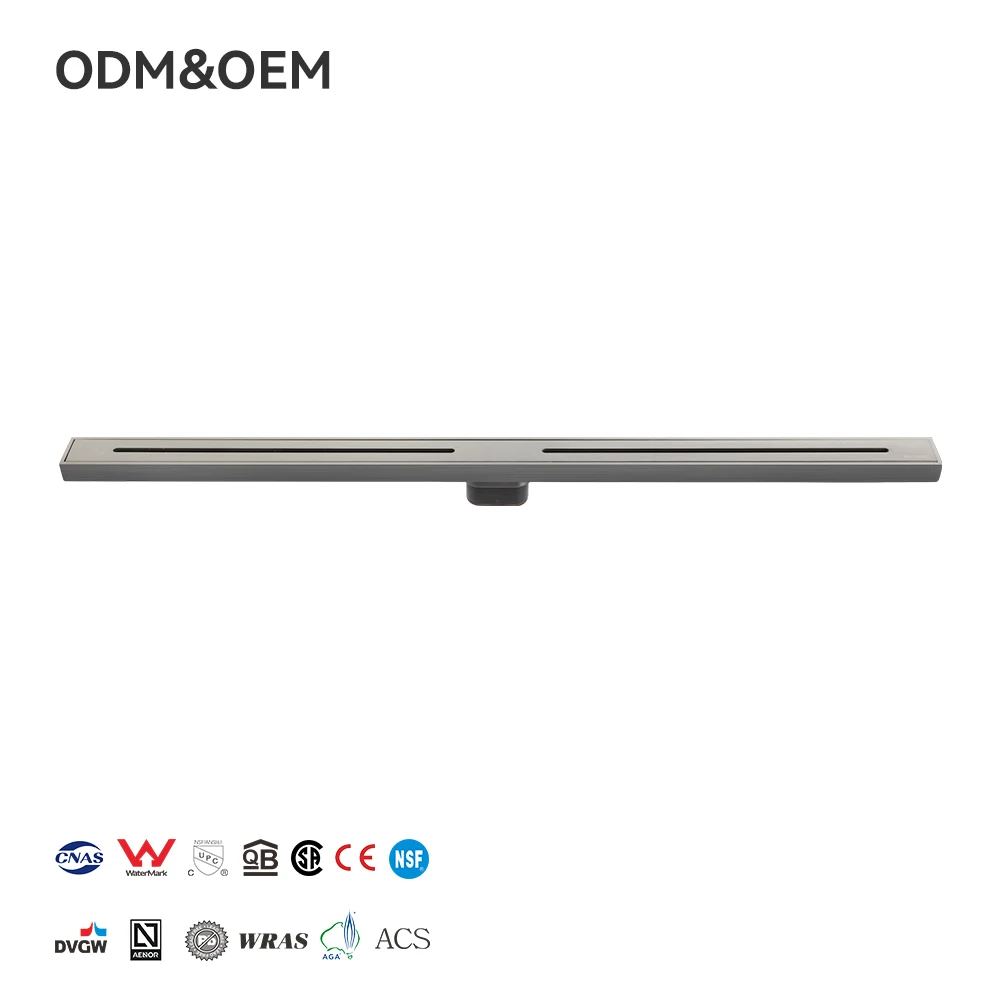 32mm*600mm New Arrival Linear Balcony Toilet Modern Rectangle Bathroom Drainage Shower Covers 304 Stainless Steel Floor Drain