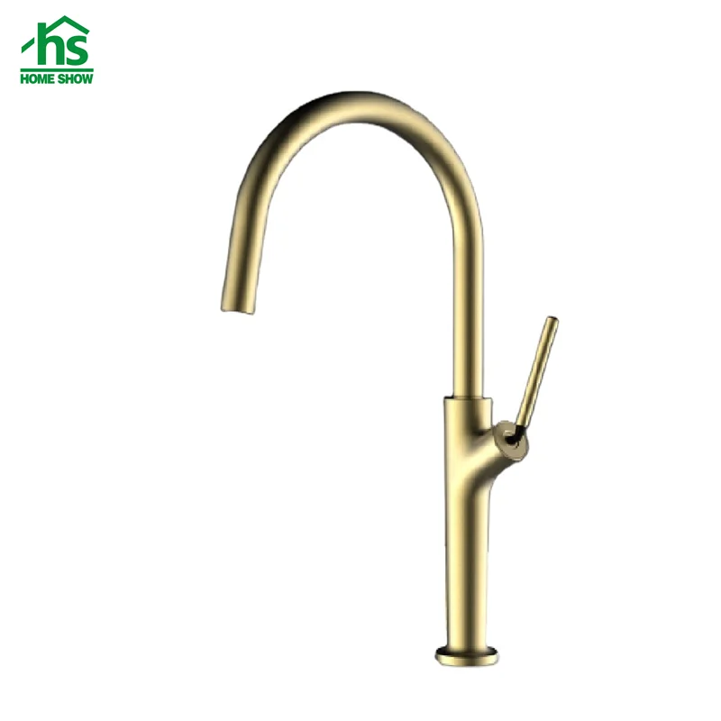 wholesale gold pull out spray kitchen faucet