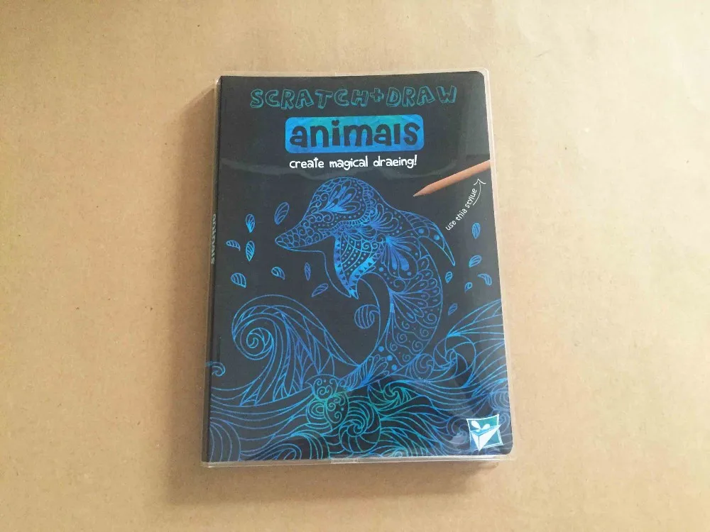 Kids Educational Magic Scratch Card Book