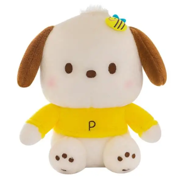 Botu Sanrioed Genuine Pochacco Plush Pillow Dolls Pacha Dog Kawaii Eye ...