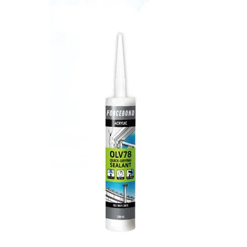 2023 Recommend white quick-dry acrylic caulk strong adhesion gap filler silicone sealant for construction