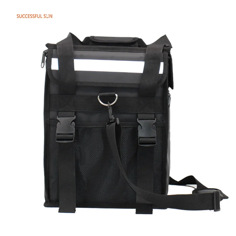 product bsci factory wholesale heavy duty thermal cooler bag custom waterproof food delivery shoulder bag with top handle-6
