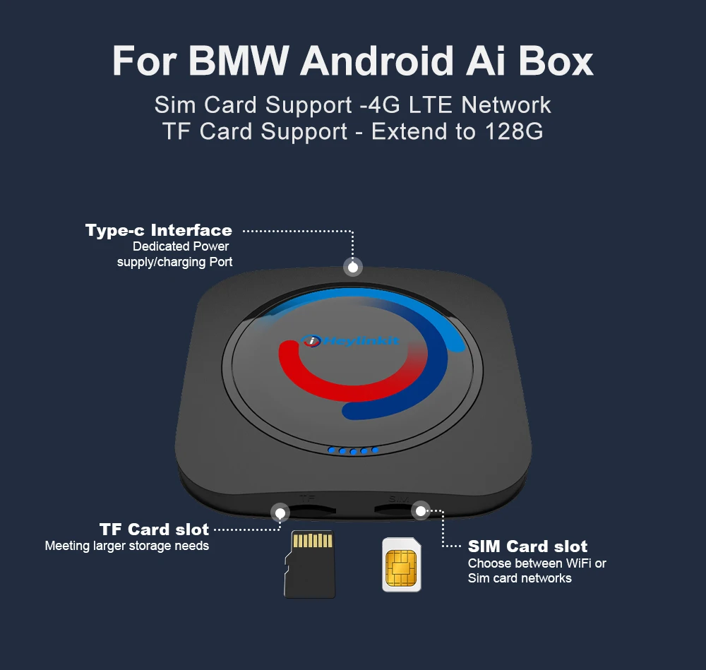 Iheylinkit BW Carplay Ai Box - Universal Car Connectivity