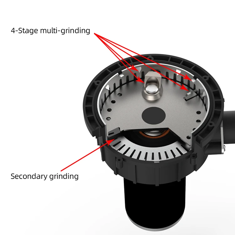 Yumyth Kitchen Waste Disposer 1/2 Hp Continuous Feed Garbage Disposal