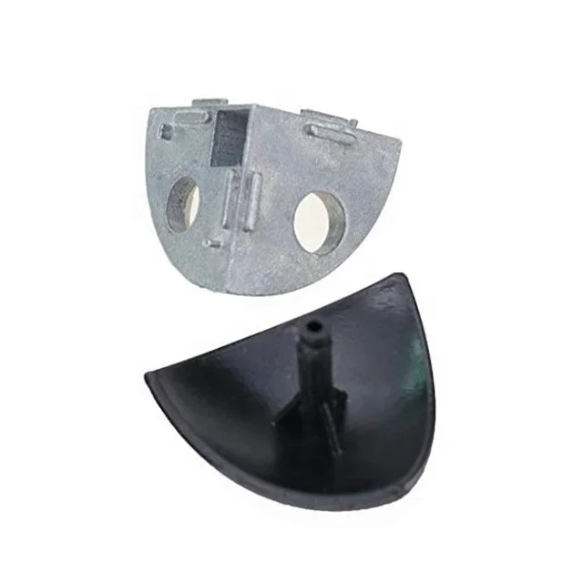 R Type Metal 3-Way Arc End Corner Brackets with Cover Cap for 20 Series Aluminum Profile Frame Connector