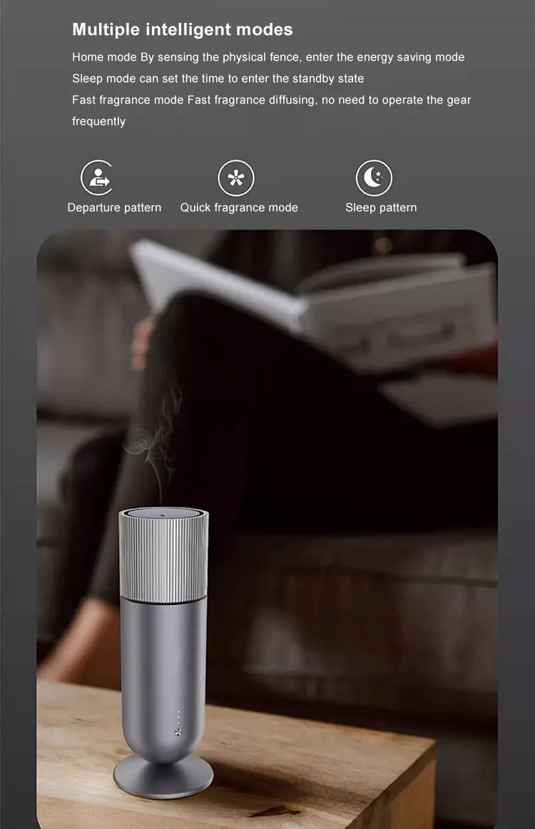 2024 Rechargeable Smart Intelligent Wall Mounted Humidifier Diffuser