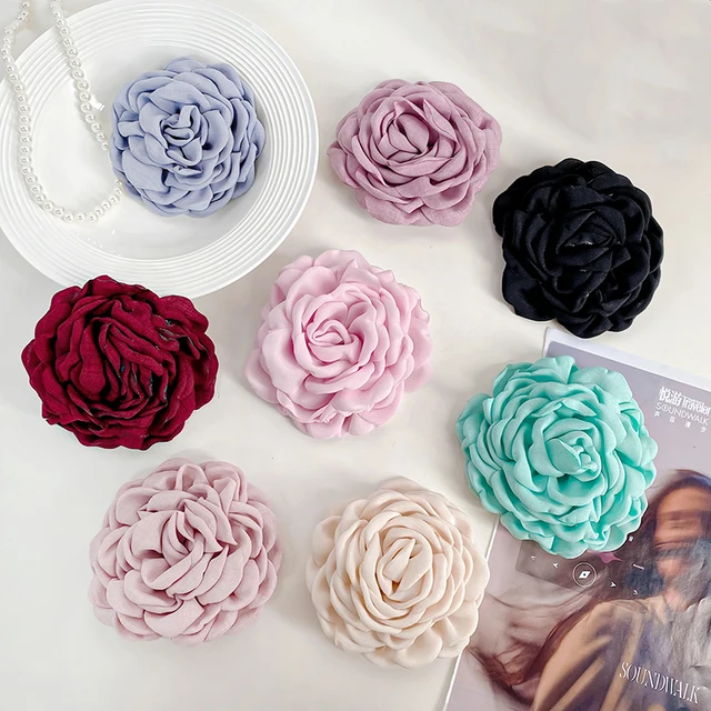 Wholesale Sweet Flower Ganchos Para Cabello Multicolour Vintage Hairclip Jepit Rambut Unique Retro Cute Hair Clips for Women