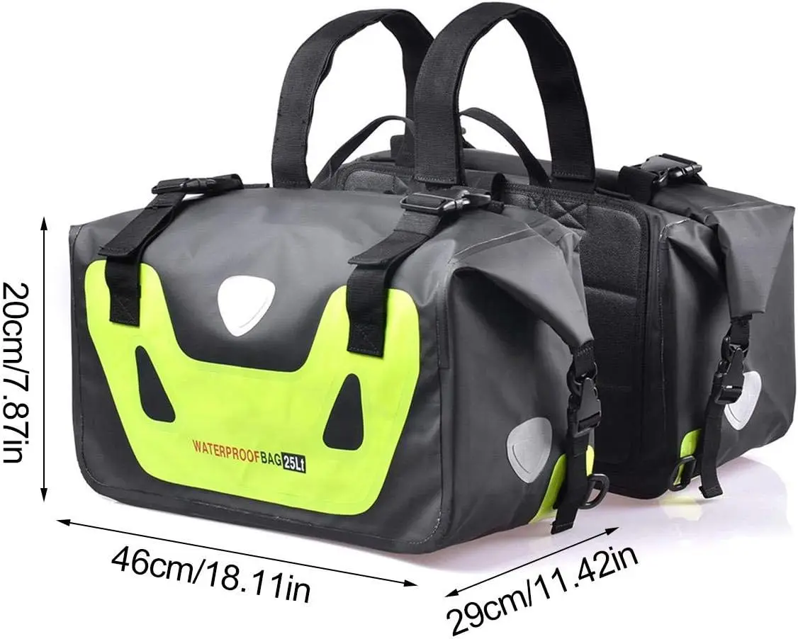 Travel Luggage Tail Bag For Sportster, Dyna, Softail, Road King - View #3