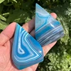 Gota de agua de ágata azul