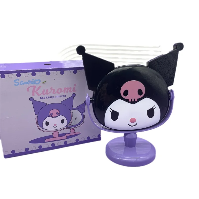 2024 Kuromi Mirror Kawaii Anime Kuromi Creative Rotatable Decor Mirror ...