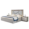 King size bed with 2 bedside table