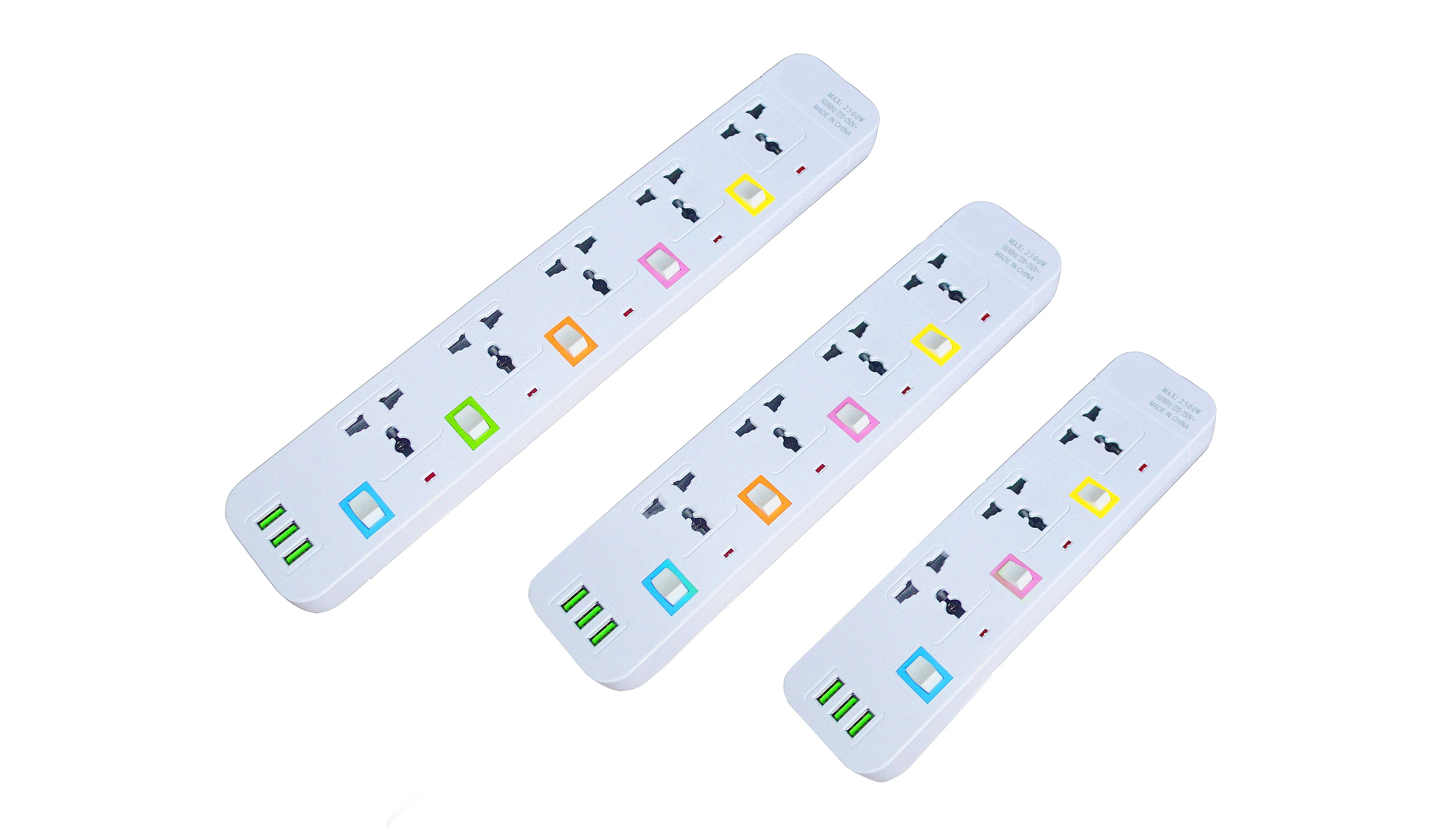 Nigeria Kenya Uk Plug 13a Power Strip Electrical Accessories Switched