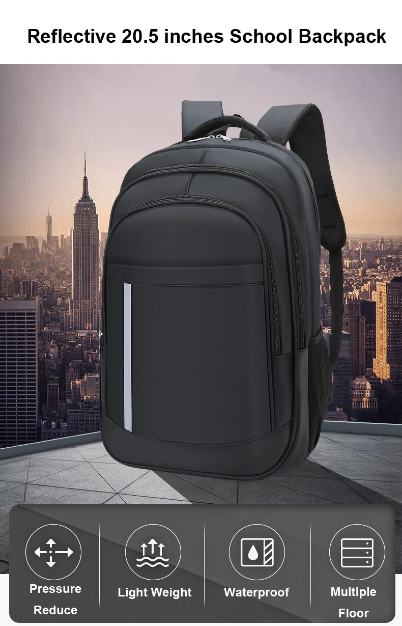 Omaska Stylish Nylon School Backpack Bags Mochilas Escolare Daily