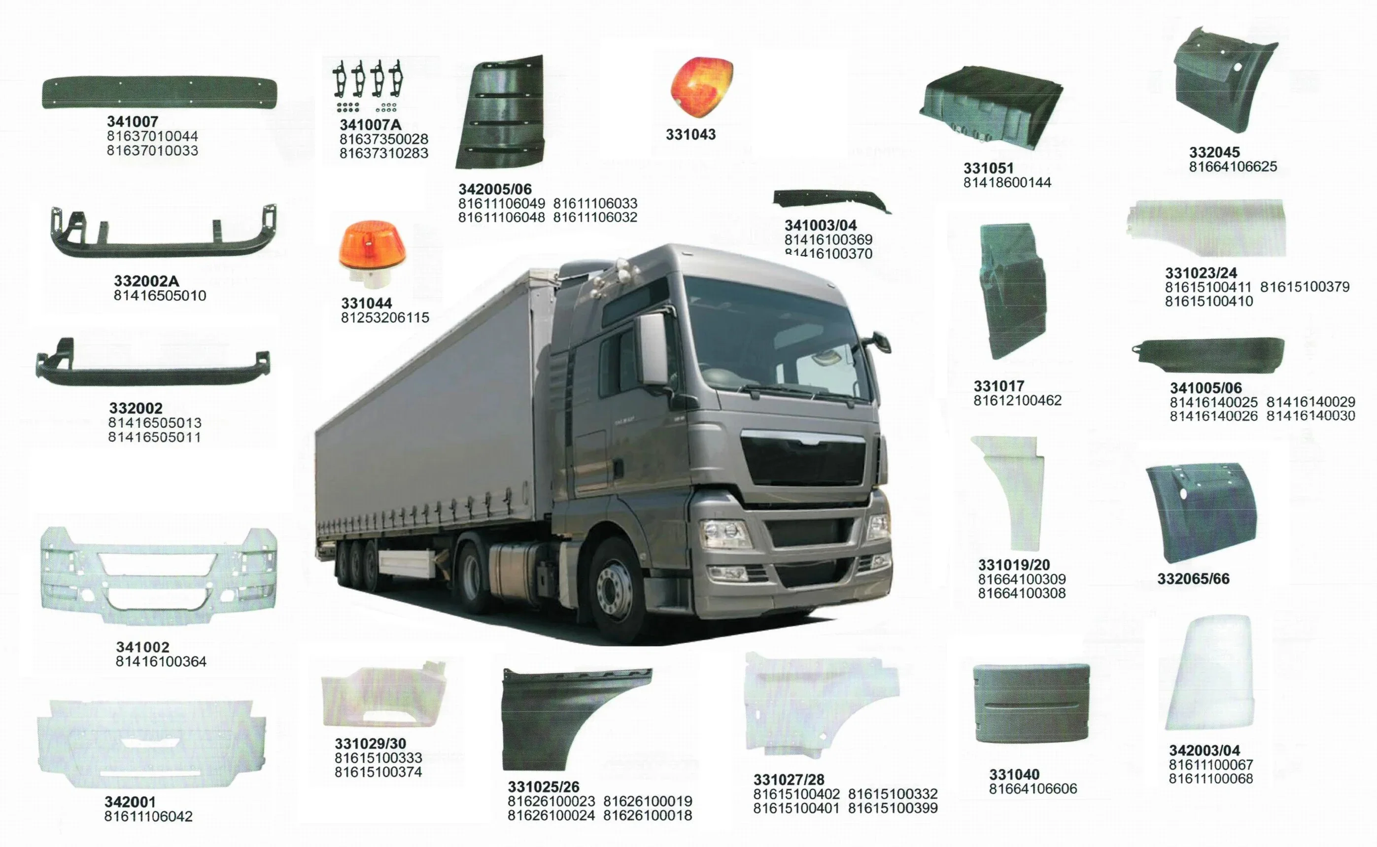 适用于DAF XF 95 XF 105卡车风扇叶片1315854适用于DAF卡车XF105 XF95 CF85 CF65 LF55 LF45 ...