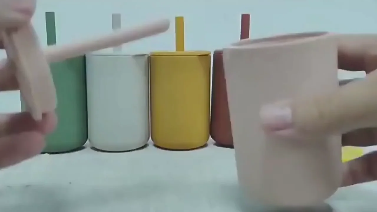 No Spill Unbreakable Water Cup Infant Silicone Sippy Cup Training Non