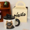 Brown-CatMugGiftBox