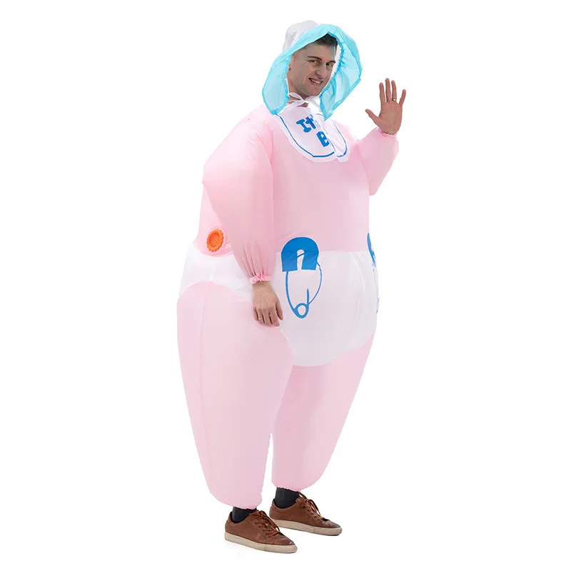 Inflatable Costumes For Adult Baby Halloween Pink Baby Costume For