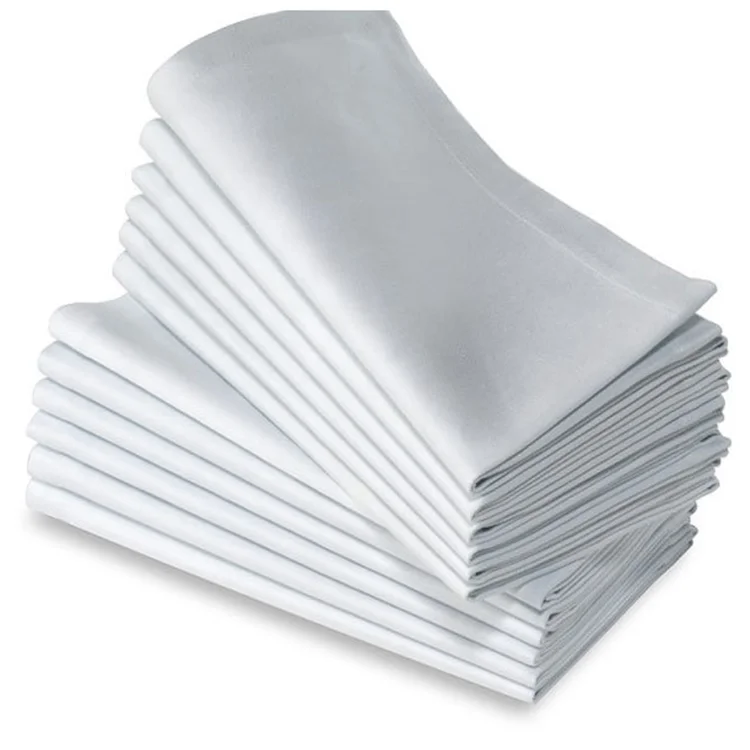 5 Star Hotel Restaurant Dinner Plain White Table Linen Napkins