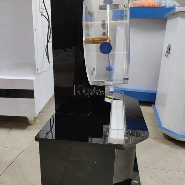 Pure Black BINGGO Lotto Game Machine Lucky Draw Ball Automatic Bing Game Go Lottery Machine