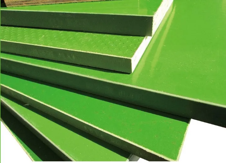 Green Plastic PVC Concrete Formwork Plywood details