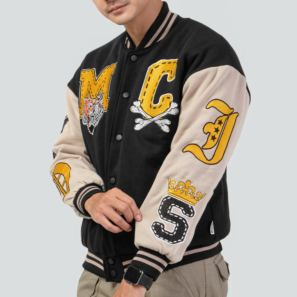 Modern Trendy Vintage Custom Baseball Jacket for Men Durable and  Comfortable with Attractive Pattern Classic Varsity Style