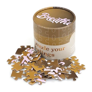 2023 Custom Kids Jigsaw Puzzles Educational Bucket World Lid Box Game Toy Jigsaw Puzzles