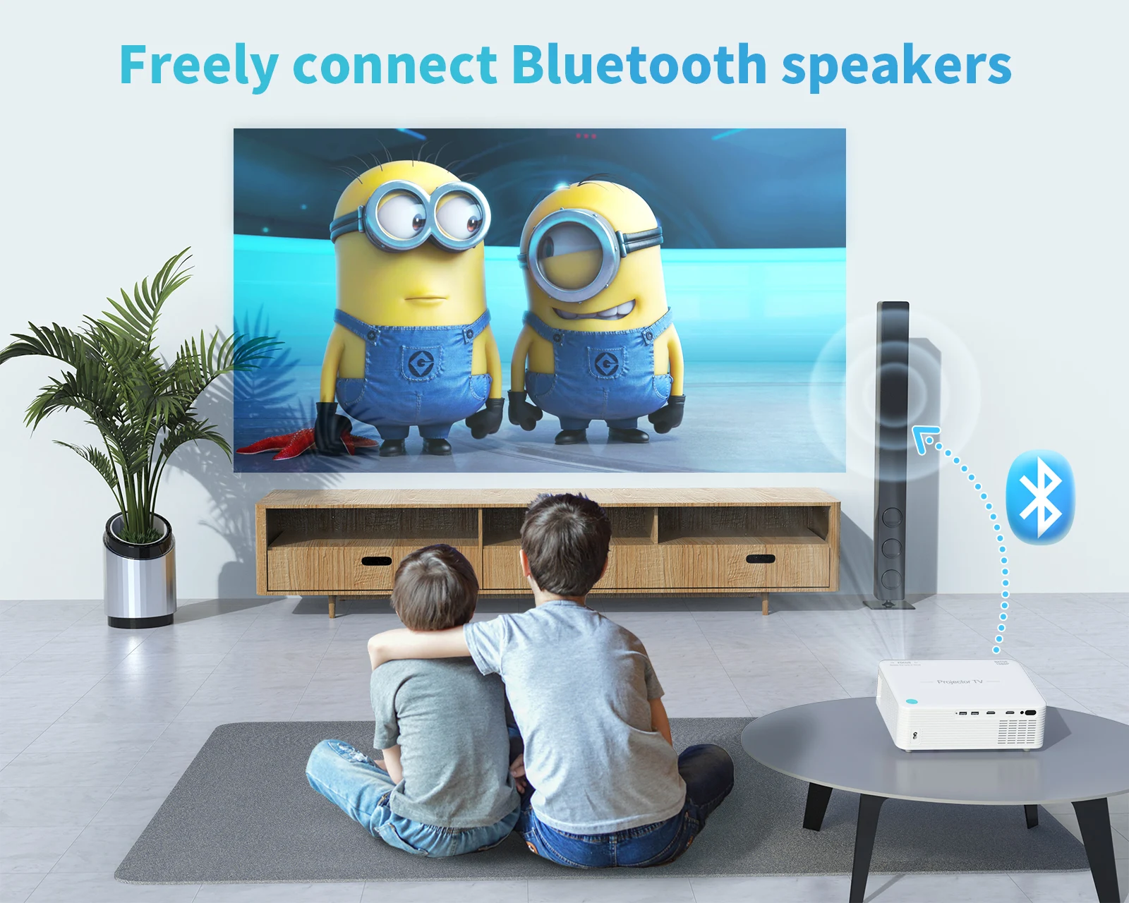 2024 NEW 3d Projector Laser Projector 4k Dlp Proyector Mini Beamer for Home Phone Bluetooth Factory Wholesale