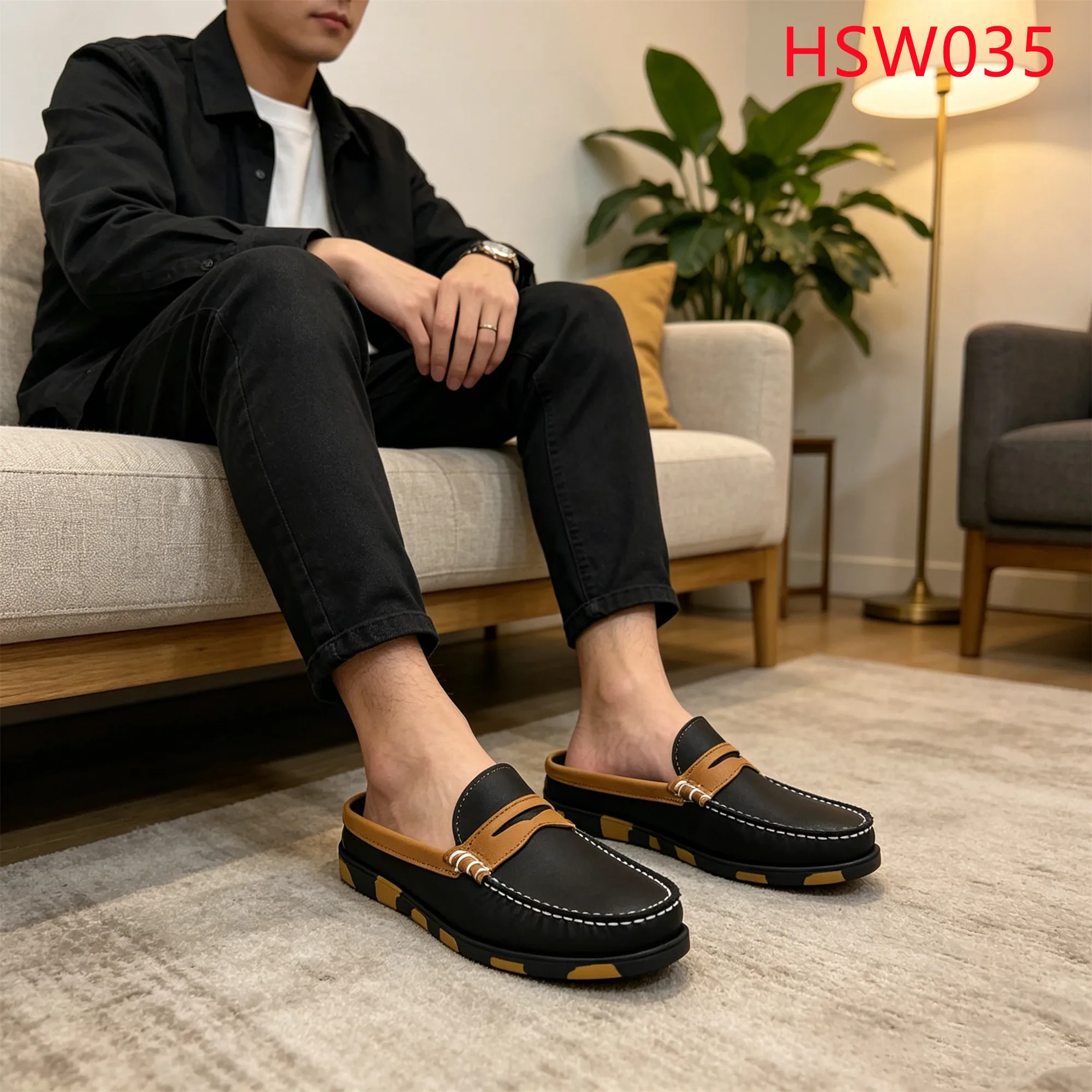 LXG,Weekend Outing Prevent Wear Stylish&Tough Loafer slippers UK Market Popular Relaxed Fit Expert Stitching Deck Shoes HSW035