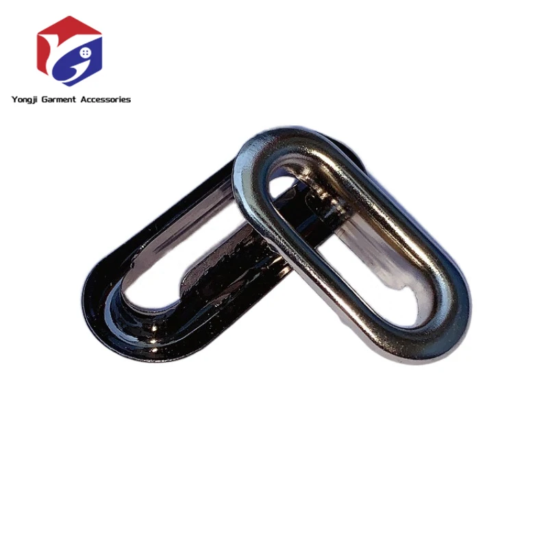 Производство по низкой цене, овальные металлические люверсы с шайбами для сердечников из бисера, одежда, кожаные, холщовые, золотые люверсы