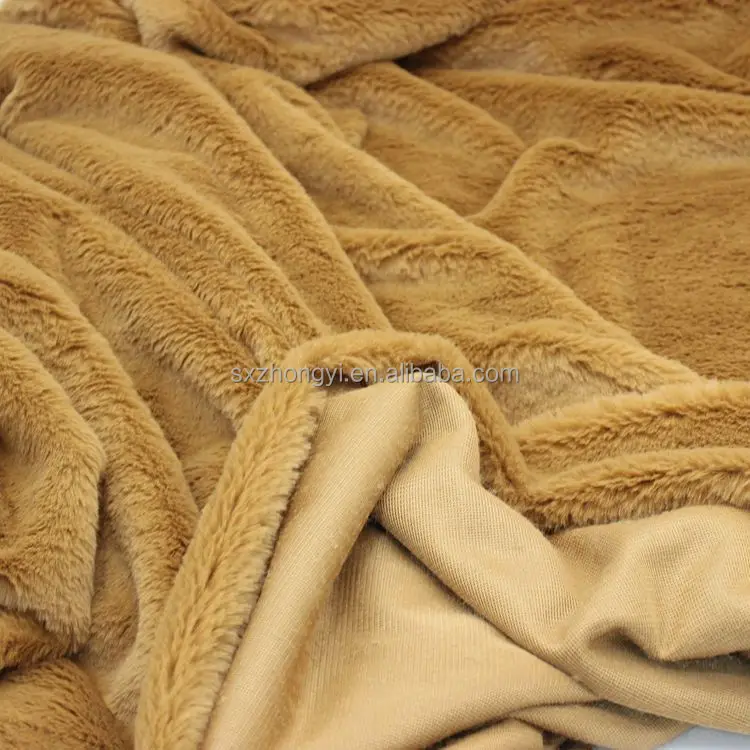 Wholesale 100 Polyester Fake Faux Fur Fabric for Garment Hometextile Toy
