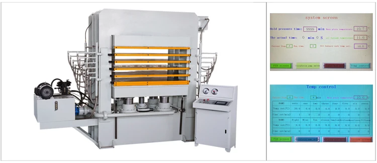 WFSEN hydraulic hot press machine door hot press machine for plywood