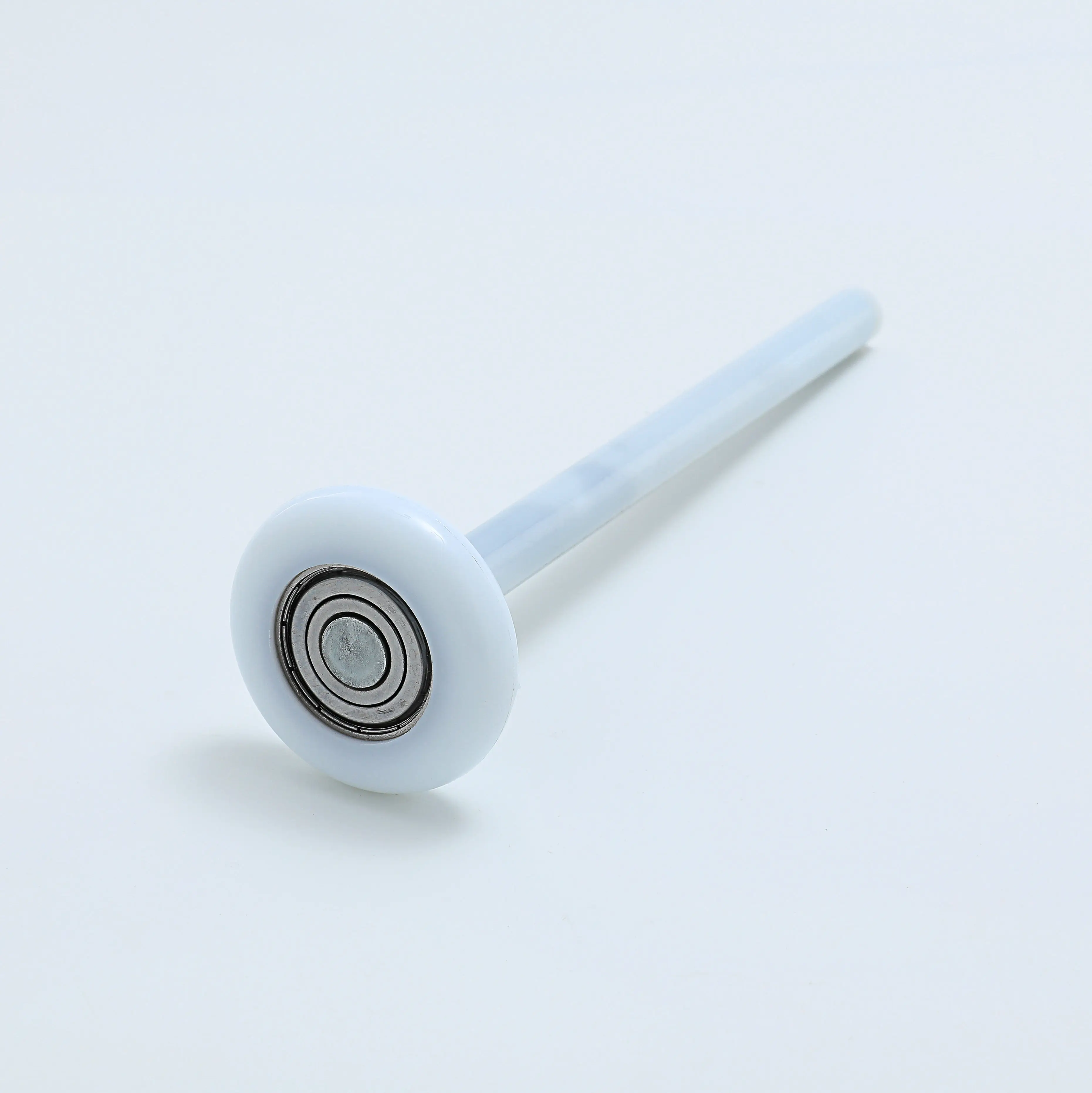 product 46178mm white wheel with plastic coated pole 6200 bearing garage door roller-1