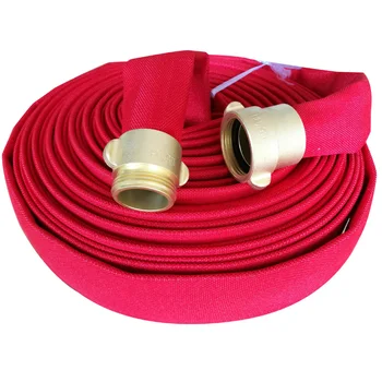 red/yellow/white rich colourful double/single jacket fire hose with Rubber Inner wc NH/John morris/Machino/Franch hose couplings