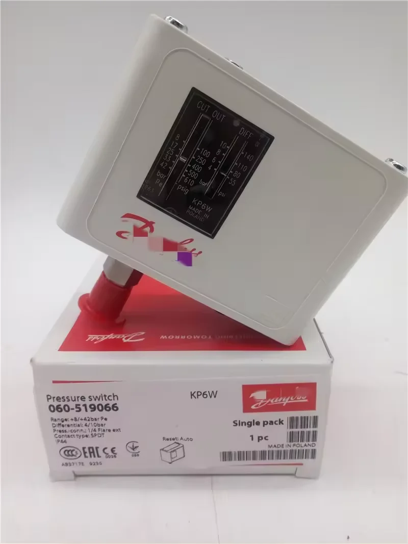Original Danfoss Kp7bs Kp6w Series Kp7bs 060120066 Kp6w 060519066 Pressure Switch Pressure