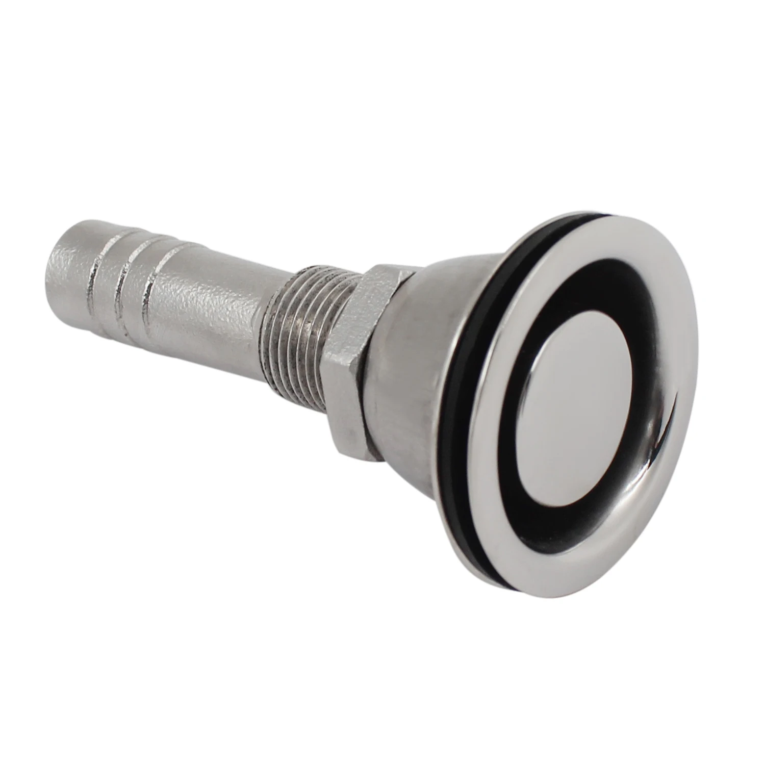 5/8 Inch 90 Degree Boat Fuel Tank Vent Through Hull Stainless Steel 316