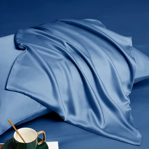 Customized Logo Satin Silk Pillowcase for Cushion Cover Soft Seat Cushions Pure Silk Pillowcase Sofa Cover