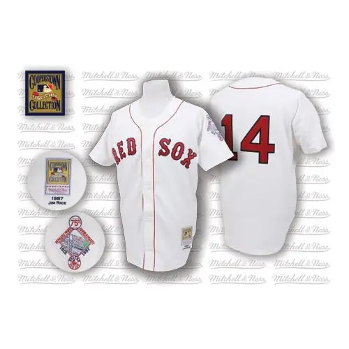 Men's Boston Red Sox Carl Yastrzemski Mitchell & Ness Cream Authentic Jersey
