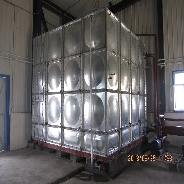 Скидка! 300 кубических метров HDG оцинкованная стальная панель с болтами секционный завод промышленный резервуар для хранения воды